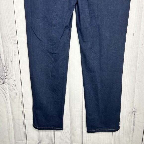 Style & Co Sz 18 Straight Leg Jeans High-Rise Stretch Dark Wash (38 x 31) NWOT - Picture 9 of 11